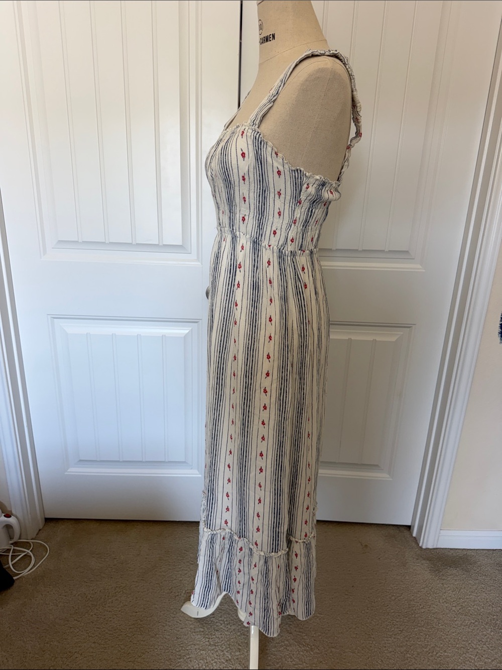 Urban Outfitters Striped Floral Maxi Dress - Picture 8 of 11